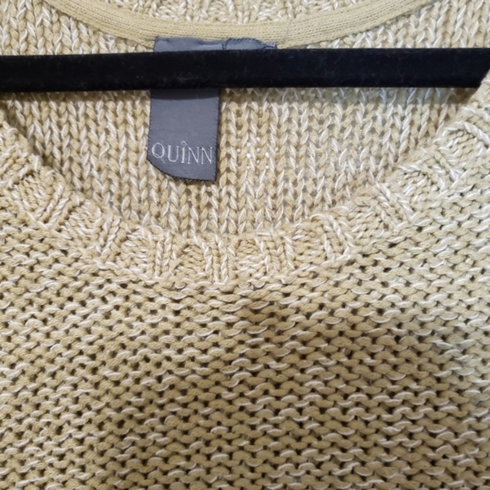 Quinn scoop neck hand knit top Size Medium - Picture 2 of 10